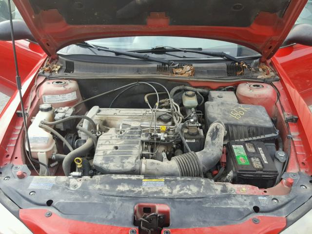 1G2NE52F84C248155 - 2004 PONTIAC GRAND AM S RED photo 7