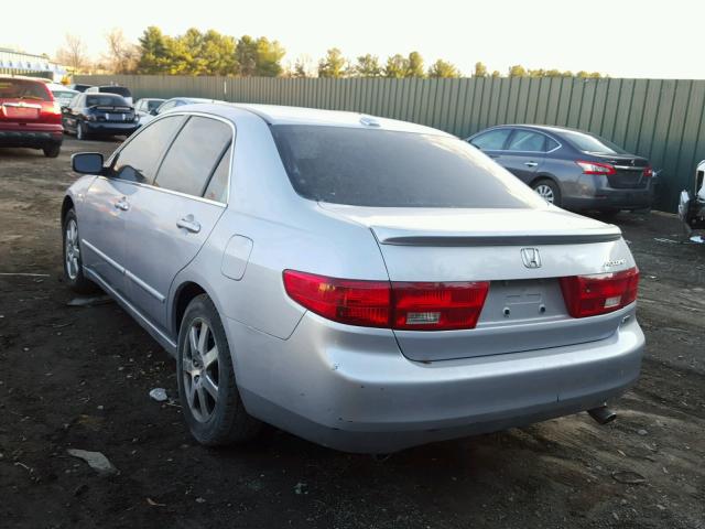 1HGCM66805A004201 - 2005 HONDA ACCORD EX SILVER photo 3