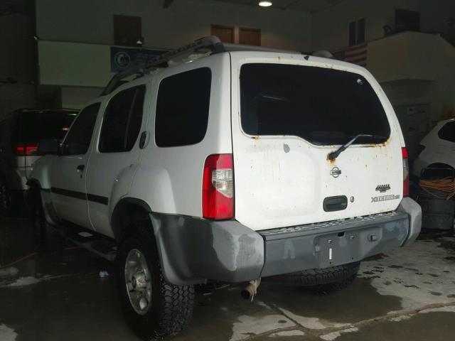 5N1ED28Y4YC590547 - 2000 NISSAN XTERRA XE WHITE photo 3