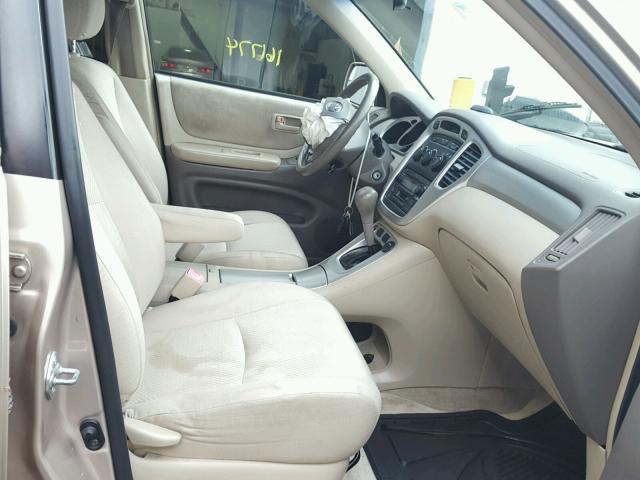 JTEDP21A860124781 - 2006 TOYOTA HIGHLANDER GOLD photo 5