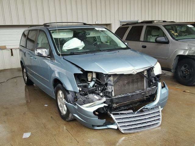 2A4RR8DX9AR320504 - 2010 CHRYSLER TOWN & COU BLUE photo 1