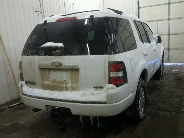 1FMEU7DE0AUA59533 - 2010 FORD EXPLORER X WHITE photo 4