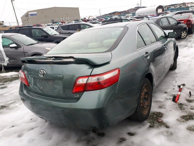 4T1BE46K57U530523 - 2007 TOYOTA CAMRY NEW GREEN photo 4