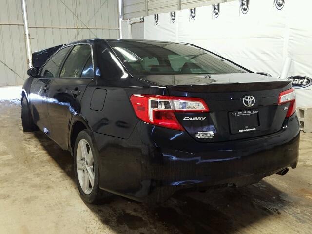 4T1BF1FK2DU285624 - 2013 TOYOTA CAMRY L შავი ფოტო 3