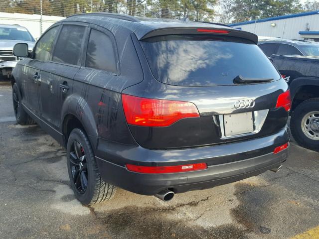 WA1AY74L58D017594 - 2008 AUDI Q7 3.6 QUA BLACK photo 3