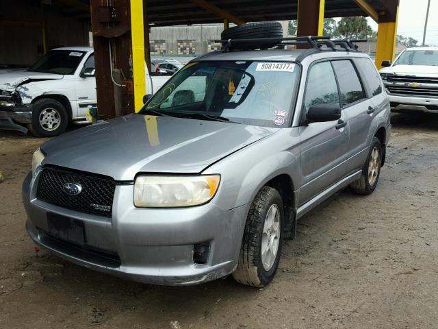 JF1SG63697H737447 - 2007 SUBARU FORESTER 2 CHARCOAL photo 2