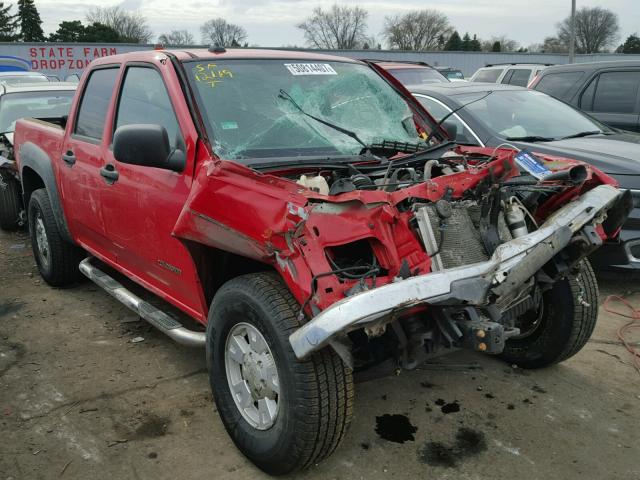 1GCDT136X58160037 - 2005 CHEVROLET COLORADO RED photo 1