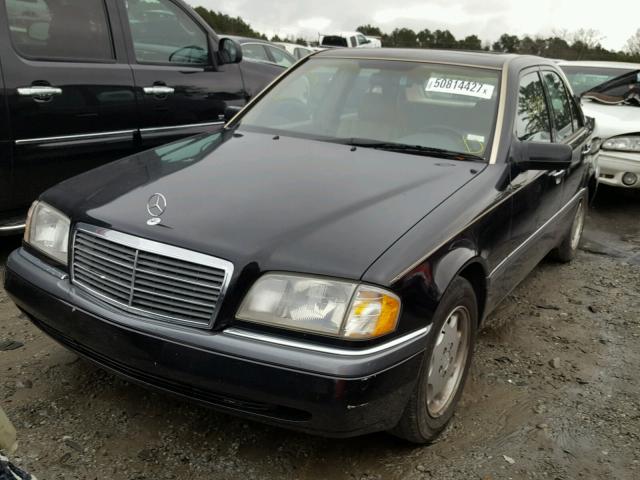 WDBHA28E7RF026115 - 1994 MERCEDES-BENZ C 280 BLACK photo 2