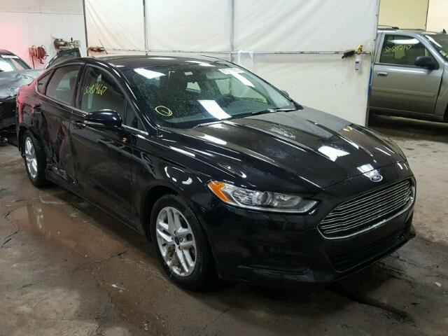 3FA6P0HD0GR122242 - 2016 FORD FUSION SE BLACK photo 1