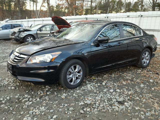 1HGCP2F65CA139931 - 2012 HONDA ACCORD SE BLACK photo 2