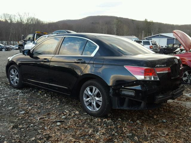 1HGCP2F65CA139931 - 2012 HONDA ACCORD SE BLACK photo 3