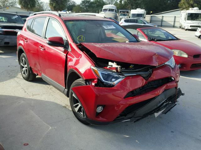 JTMWFREV2HJ120101 - 2017 TOYOTA RAV4 XLE RED photo 1