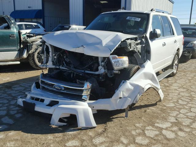 1FMJU1KT2FEF25056 - 2015 FORD EXPEDITION WHITE photo 2