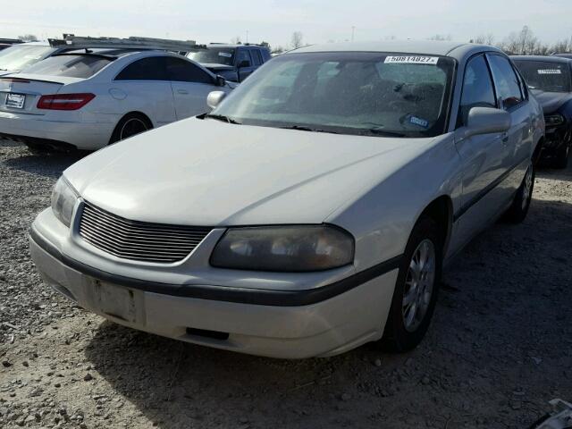 2G1WF52E939328017 - 2003 CHEVROLET IMPALA WHITE photo 2