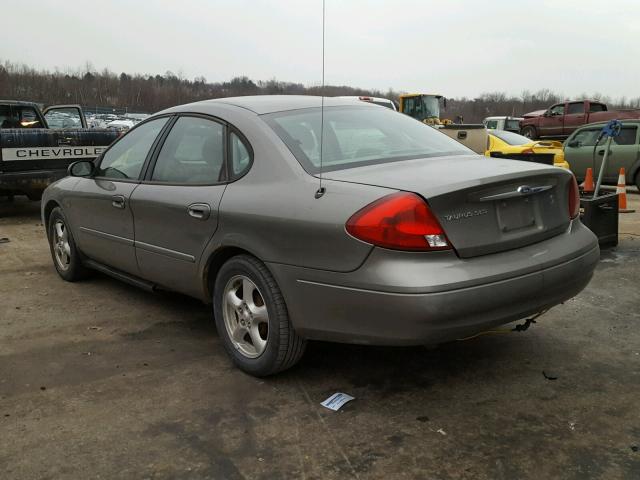 1FAFP55232G273432 - 2002 FORD TAURUS SES GRAY photo 3