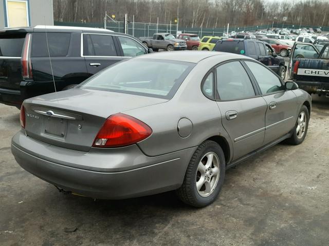 1FAFP55232G273432 - 2002 FORD TAURUS SES GRAY photo 4