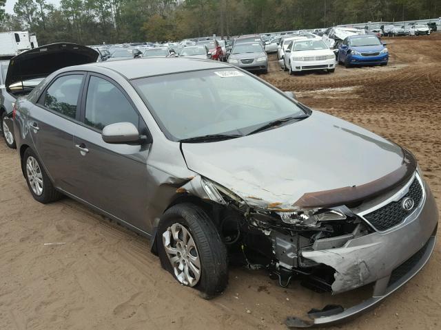 KNAFU4A24C5579388 - 2012 KIA FORTE EX GRAY photo 1