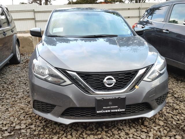 3N1AB7APXHY369682 - 2017 NISSAN SENTRA S GRAY photo 9