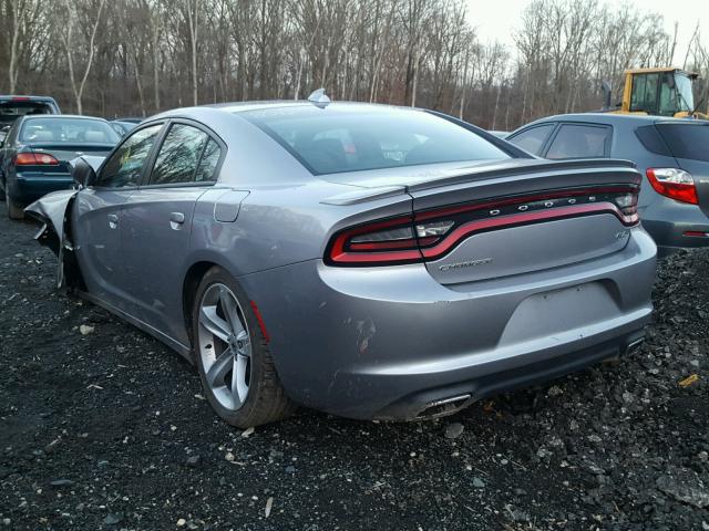 2C3CDXCT9HH601841 - 2017 DODGE CHARGER R/ GRAY photo 3