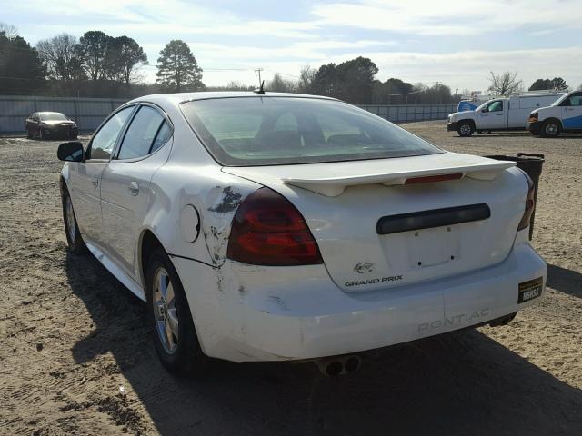 2G2WP552061220480 - 2006 PONTIAC GRAND PRIX WHITE photo 3