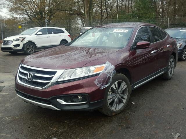 5J6TF1H53FL000111 - 2015 HONDA CROSSTOUR BURGUNDY photo 2