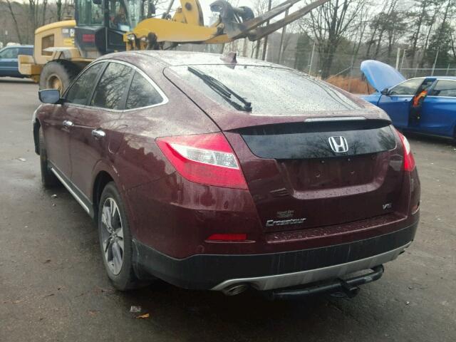 5J6TF1H53FL000111 - 2015 HONDA CROSSTOUR BURGUNDY photo 3