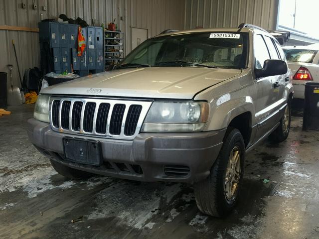 1J4GX48S63C595148 - 2003 JEEP GRAND CHER SILVER photo 2