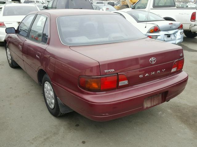 4T1BG12K1TU730629 - 1996 TOYOTA CAMRY DX RED photo 3