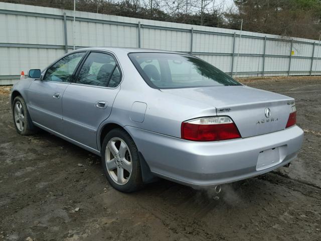 19UUA56823A085352 - 2003 ACURA 3.2TL TYPE SILVER photo 3