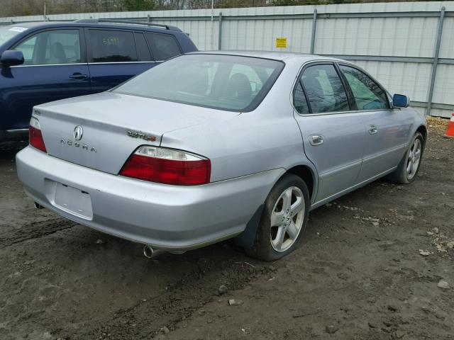 19UUA56823A085352 - 2003 ACURA 3.2TL TYPE SILVER photo 4