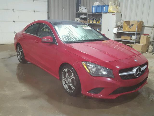 WDDSJ4GB3EN161057 - 2014 MERCEDES-BENZ CLA 250 4M RED photo 1