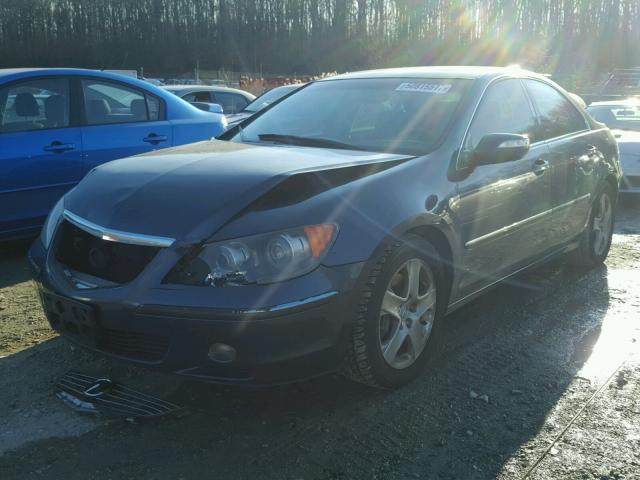 JH4KB16527C002223 - 2007 ACURA RL BLUE photo 2