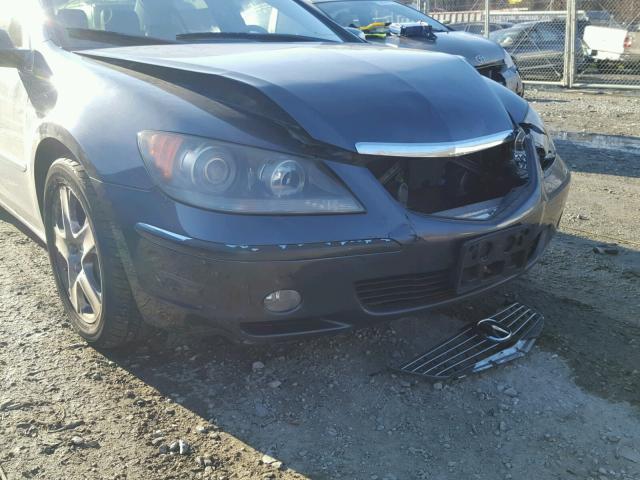 JH4KB16527C002223 - 2007 ACURA RL BLUE photo 9