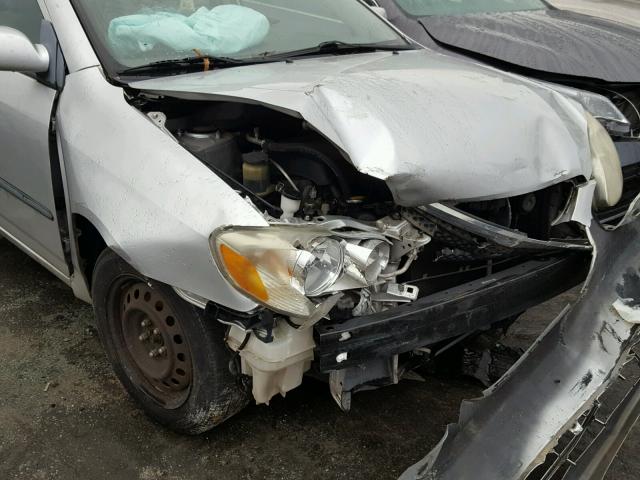 JTDBR32E270101642 - 2007 TOYOTA COROLLA CE SILVER photo 9