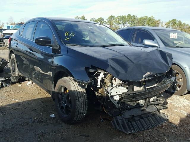 3N1AB7AP6GL665231 - 2016 NISSAN SENTRA S BLACK photo 1