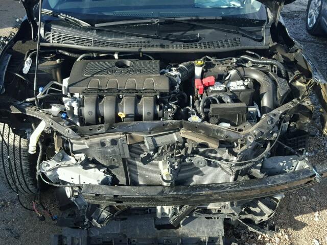 3N1AB7AP6GL665231 - 2016 NISSAN SENTRA S BLACK photo 7