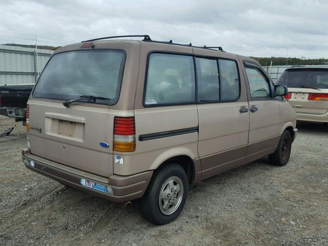 1FMCA11U6RZB11643 - 1994 FORD AEROSTAR BROWN photo 4