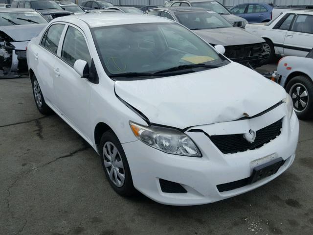 2T1BU4EE7AC500432 - 2010 TOYOTA COROLLA BA WHITE photo 1