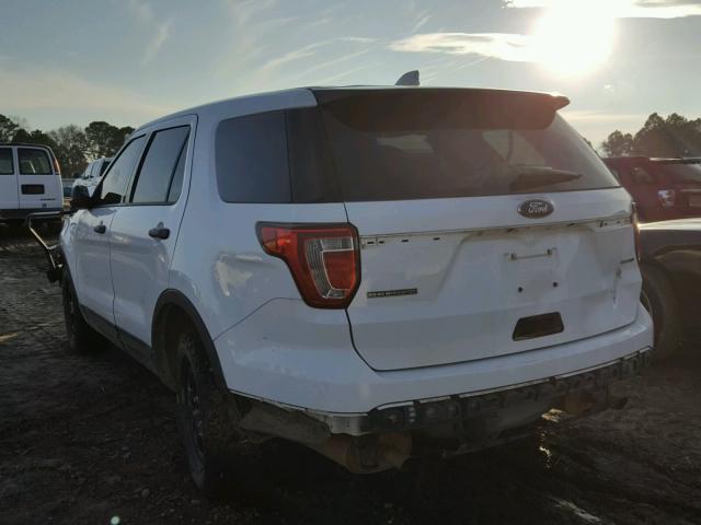 1FM5K8AR6GGB74180 - 2016 FORD EXPLORER P WHITE photo 3