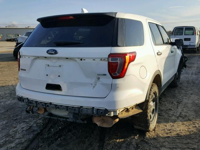 1FM5K8AR6GGB74180 - 2016 FORD EXPLORER P WHITE photo 4