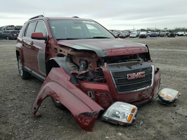 2GKFLSE52C6249983 - 2012 GMC TERRAIN SL MAROON photo 1