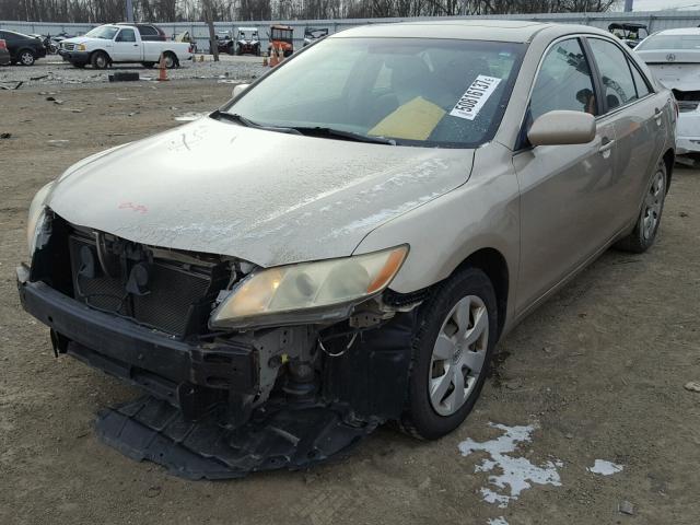 4T1BE46K98U235250 - 2008 TOYOTA CAMRY CE GOLD photo 2