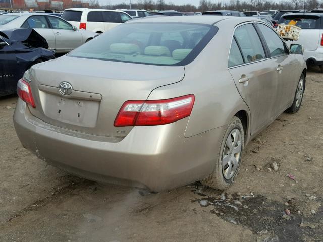 4T1BE46K98U235250 - 2008 TOYOTA CAMRY CE GOLD photo 4