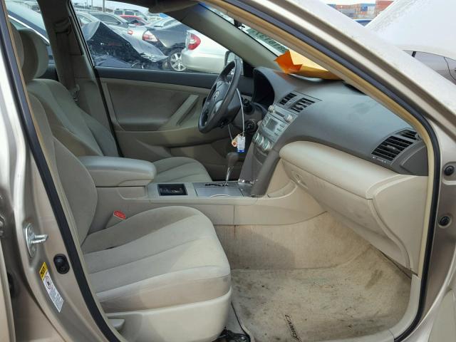 4T1BE46K98U235250 - 2008 TOYOTA CAMRY CE GOLD photo 5