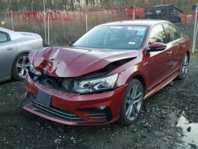 1VWDT7A36HC024224 - 2017 VOLKSWAGEN PASSAT R-L RED photo 2