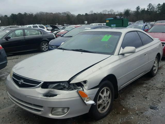 2T1CG22P61C491759 - 2001 TOYOTA CAMRY SOLA SILVER photo 2