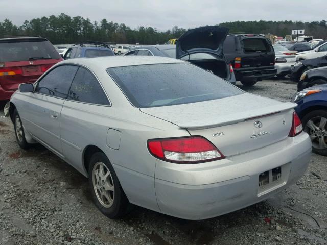 2T1CG22P61C491759 - 2001 TOYOTA CAMRY SOLA SILVER photo 3