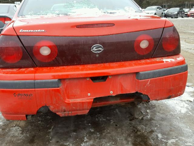 2G1WF52EXY9298159 - 2000 CHEVROLET IMPALA RED photo 9