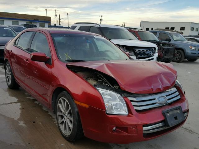 3FAHP07Z09R208790 - 2009 FORD FUSION SE MAROON photo 1