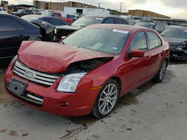 3FAHP07Z09R208790 - 2009 FORD FUSION SE MAROON photo 2